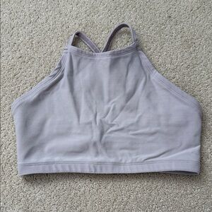 Lilac Honeycut high neck bra